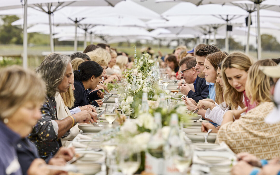A LOOK INSIDE THE WORLD’S LONGEST LUNCH AT HUBERT ESTATE